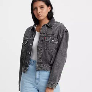 Levi's Black Denim Jean Jacket - image 1